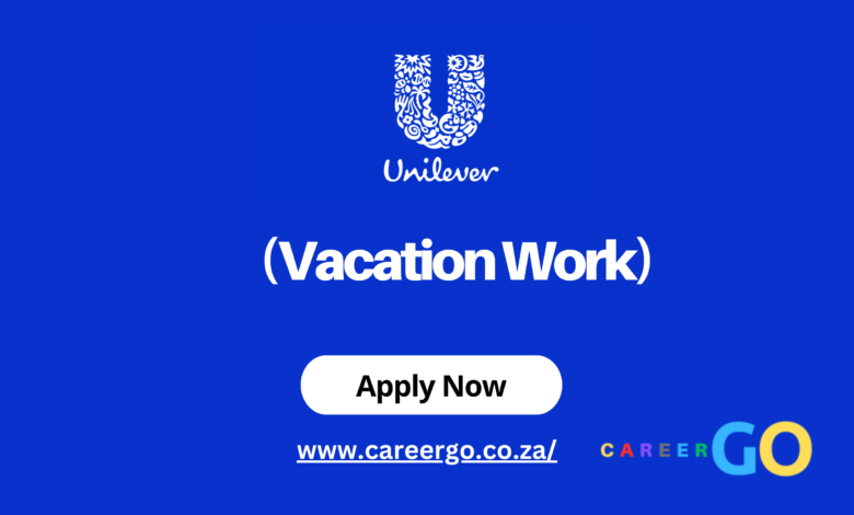 Unilever Winter Vacation Work-Internship 2023