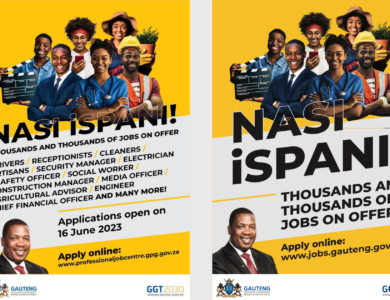 GAUTENG GOVERNMENT HAS THOUSANDS AND THOUSANDS OF JOBS ON OFFERS FOR 16 JUNE